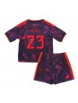 Bayern Munich Sacha Boey #23 Tredjedraktsett Barn 2026-27 Korte ermer (+ bukser)